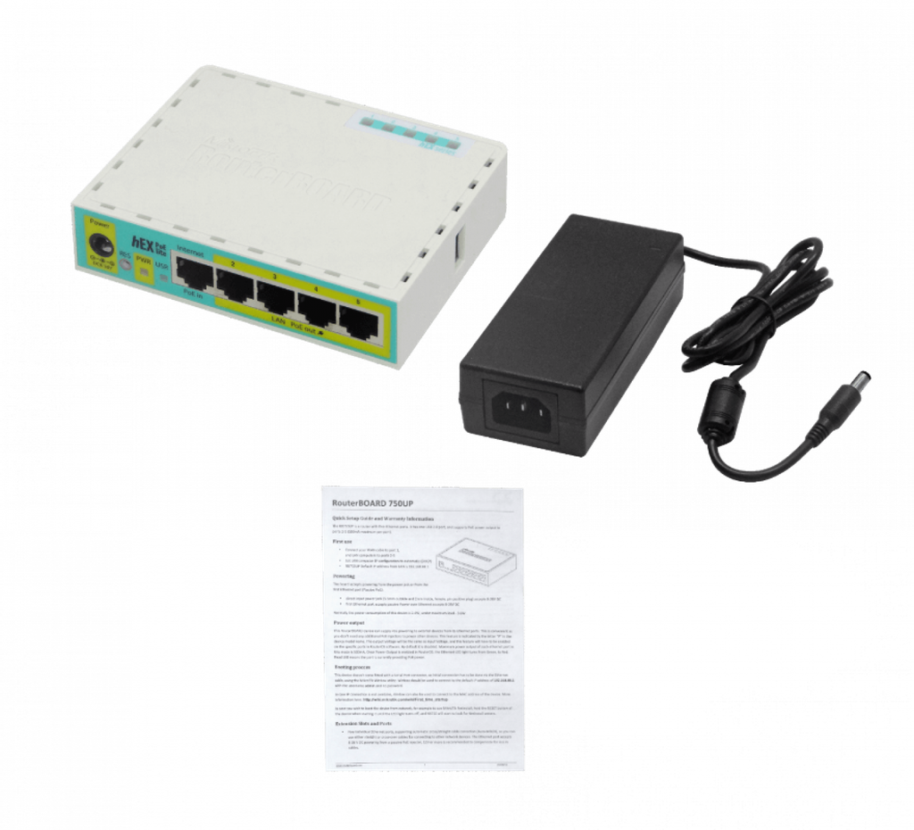 ROUTER MIKROTIK RB750UPR2 (HEX LITE) BALANCEADOR DE CARGA – VPN