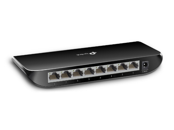 SWITCH PARA SOBREMESA CON 8 PUERTOS GIGABIT