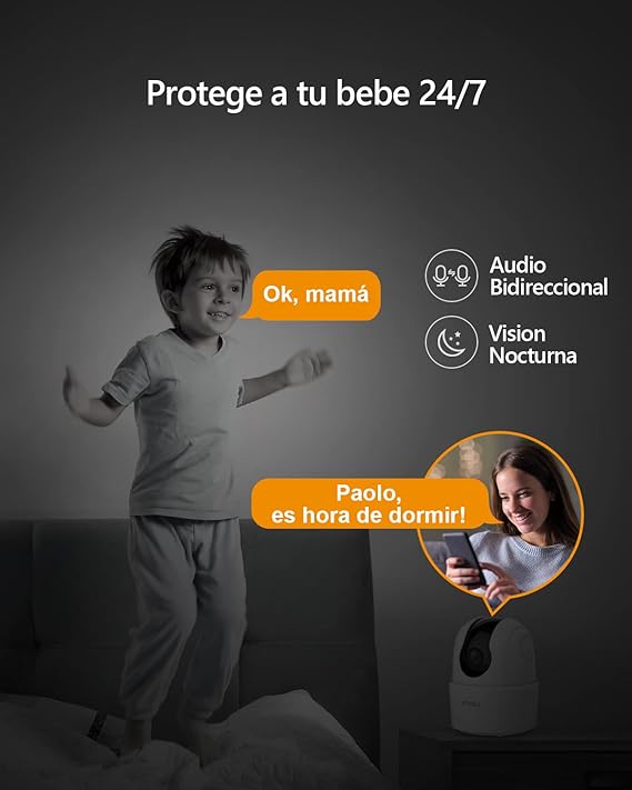 CAMARA ESPECIAL DE VIGILANCIA PARA BEBE Y NIÑOS