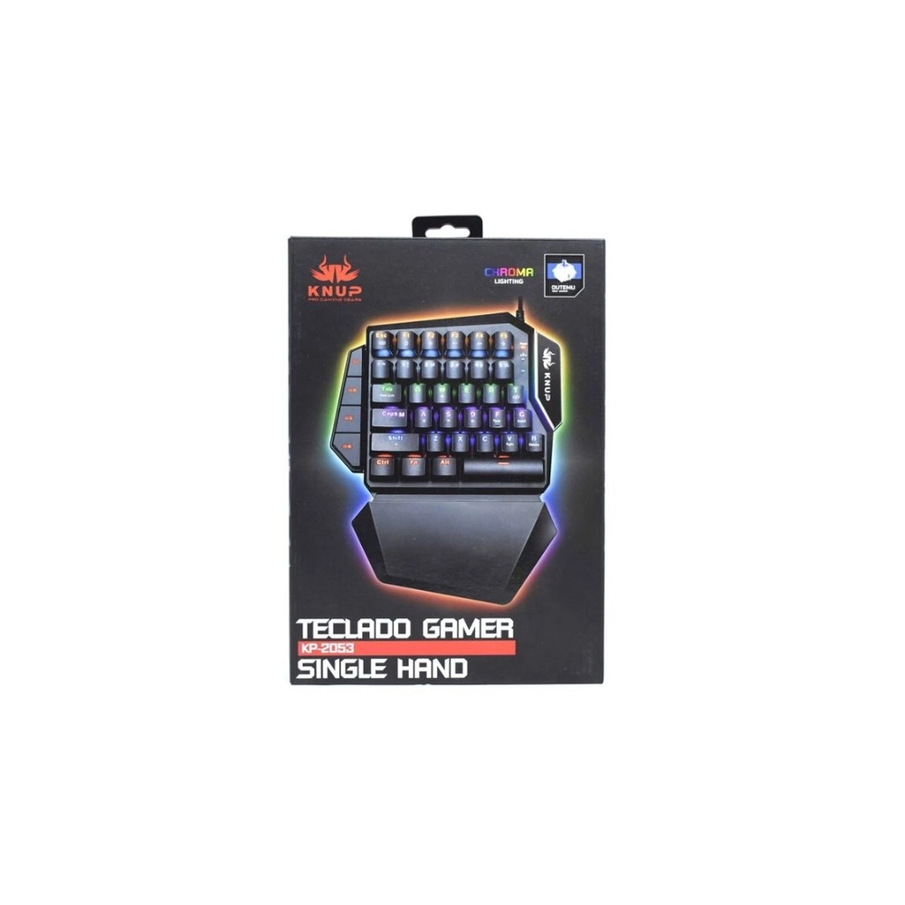 KNUP - TECLADO  GAMER SINGLE HAND