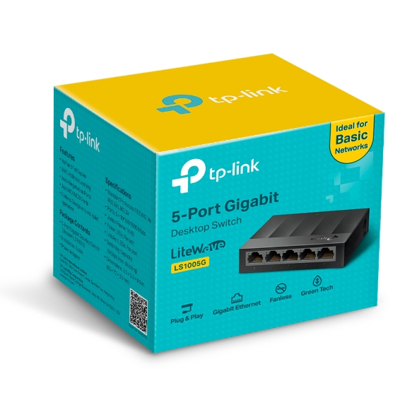 TP-LINK - SWITCH DE 5 PUERTOS GIGABIT