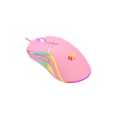 HAVIT - MOUSE GAMER RGB ROSA