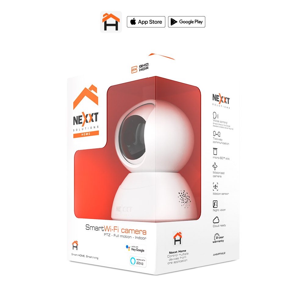 NEXXT - CAMARA WIFI PTZ 2K QHD PARA INTERIOR