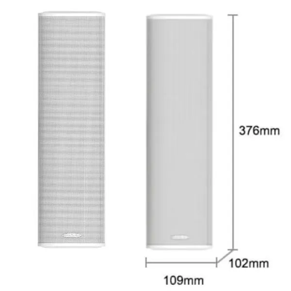 DSPPA - PARLANTE DE COLUMNA PARA EXTERIOR 30W BLANCO