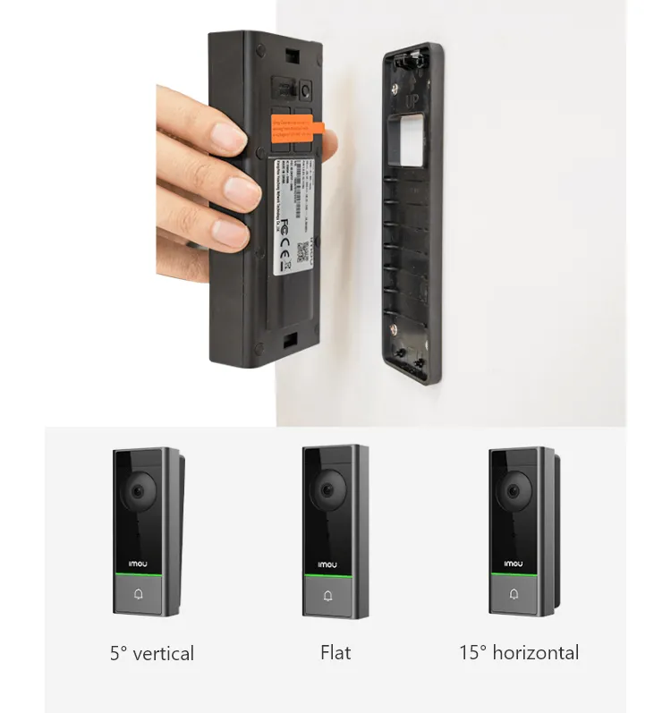 VIDEO PORTERO INTELIGENTE INALÁMBRICO DB60 DE 5 MP/ WIFI/ DETECCIÓN HUMANA