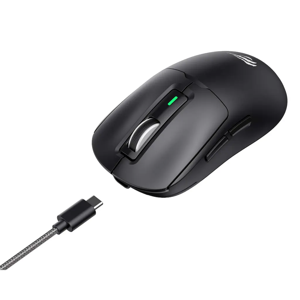 HAVIT - MOUSE GAMING CON CONEXION TRIPLE