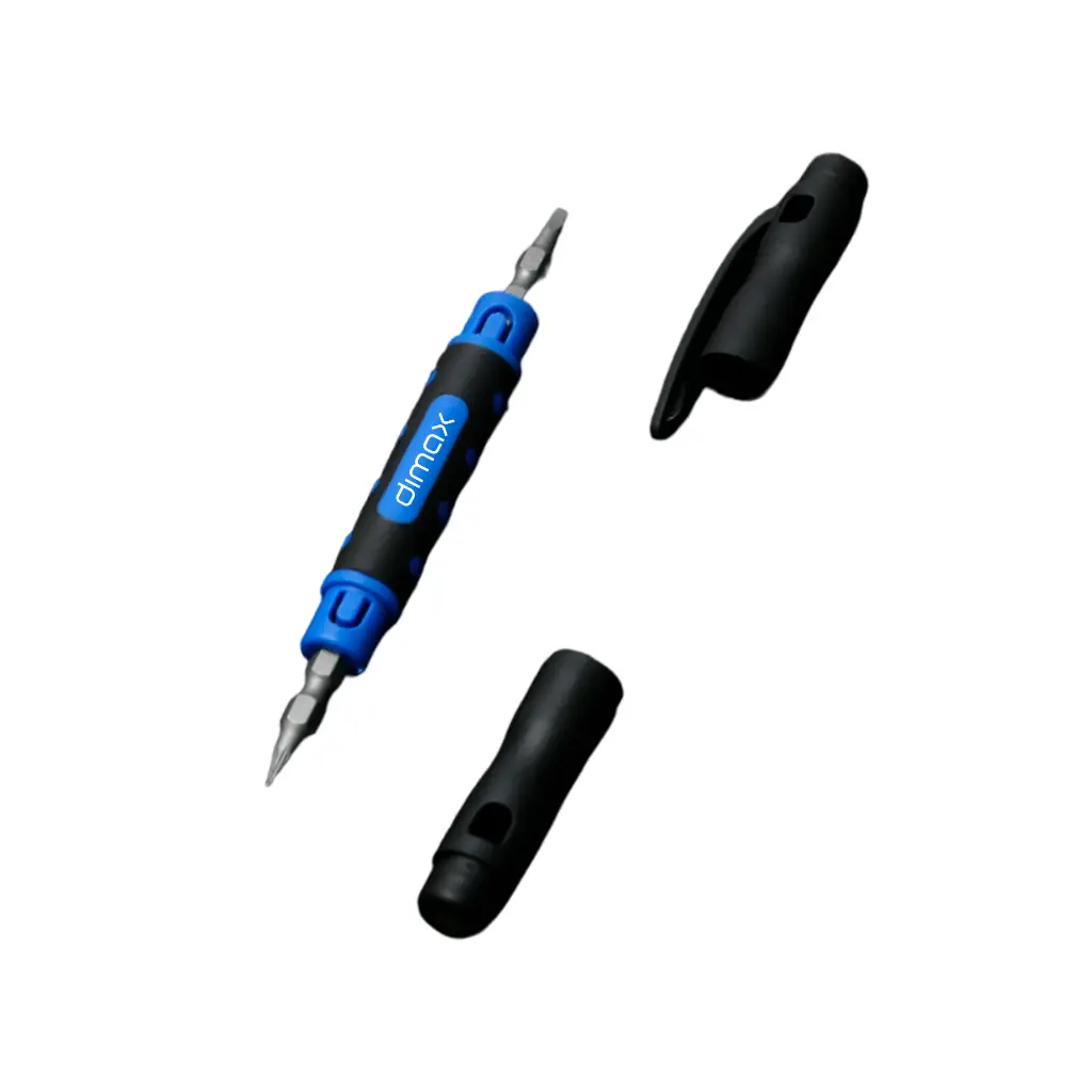 DIMAX - DESTORNILLADOR ESTILO BOLÍGRAFO 4 EN 1