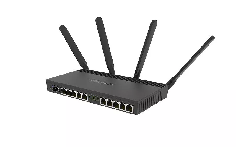 MIKROTIK - ROUTER BOARD WIFI DOBLE BANDA -10 PUERTOS 