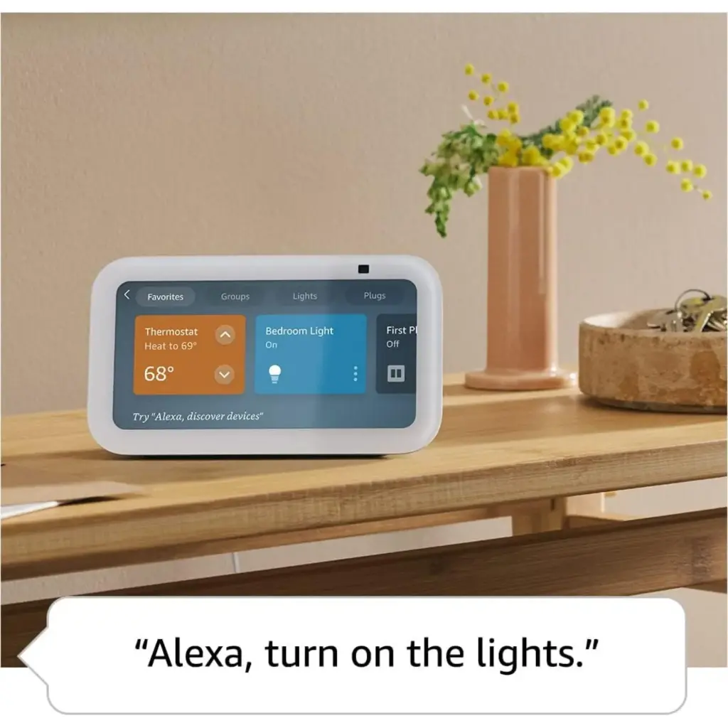 AMAZON - ECHO SHOW 5 (3RA GENERACIÓN) – ASISTENTE ALEXA CON PANTALLA INTELIGENTE DE 5.5" – BLANCO 