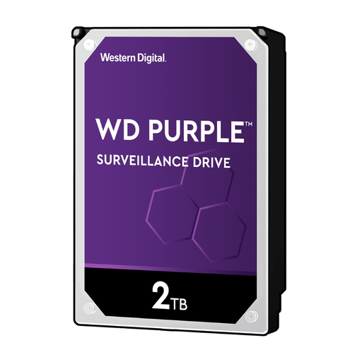 WESTERN DIGITAL - DISCO DURO PURPURA 2TB - ESPECIAL PARA CCTV