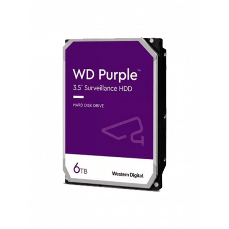 WESTERN DIGITAL - DISCO DURO PURPURA 6TB - ESPECIAL PARA CCTV