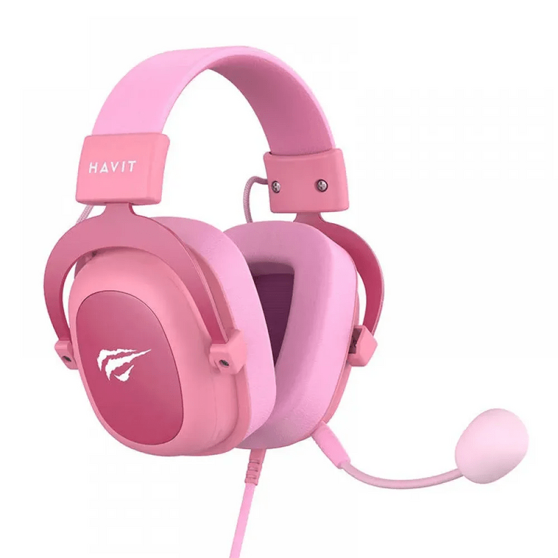 HAVIT - AUDIFONOS GAMER ROSA