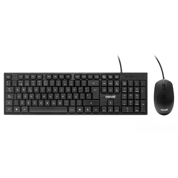 MAXELL - COMBO DE TECLADO Y MOUSE MULTIFUNCIONA