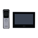 DAHUA - KIT DE VIDEO PORTERO IP WIFI, FULL HD, MONITOR POE, LECTOR DE TARJETAS