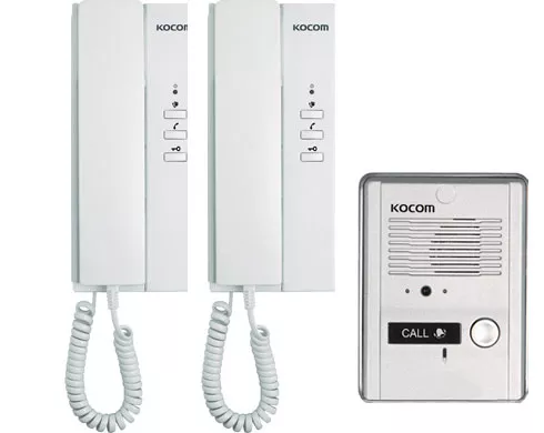 [KDP-602A/D+MS2D] KOCOM - SISTEMA DE 2 INTERCOMUNICADORES (CITOFONOS)