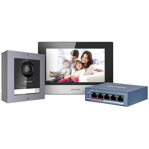 [DS-KIS602-B] HIKVISION - KIT DE VIDEO PORTERO IP