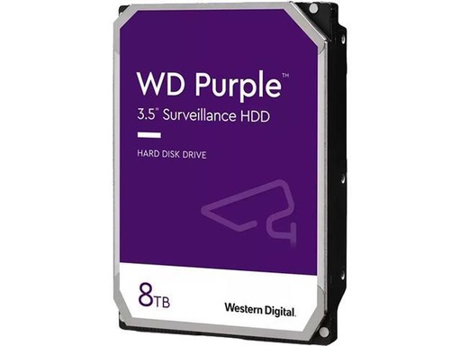 [WD85PURZ] WESTERN DIGITAL - DISCO DURO PURPURA 8TB - ESPECIAL PARA CCTV