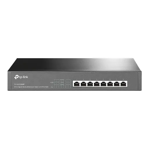 [TL-SG1008MP] TP-LINK - SWITCH POE+ 8 PUERTOS GIGABIT 